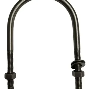 ABRAZADERA U (4½") INOX. C/TUERCA